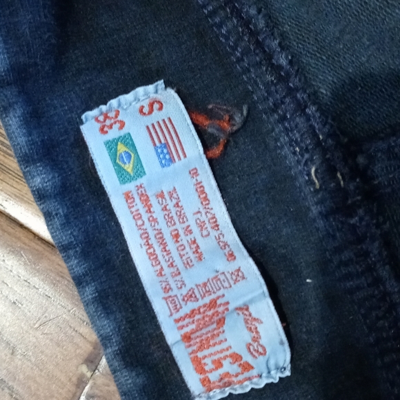 Sparkly Stretchy Bootcut Jeans Strappy Hips y2k Small - Picture 4 of 7